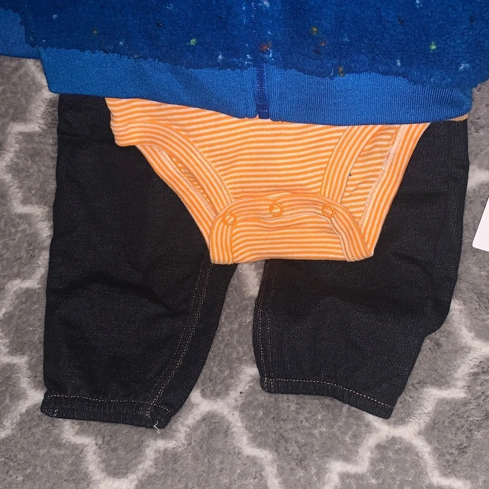 Carter's Blue and Orange Kids Matching Set